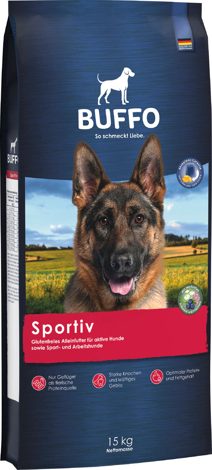 BUFFO Hunde-Trockenfutter Sportiv